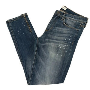 Banana Republic Skinny Jeans Paint Splatter